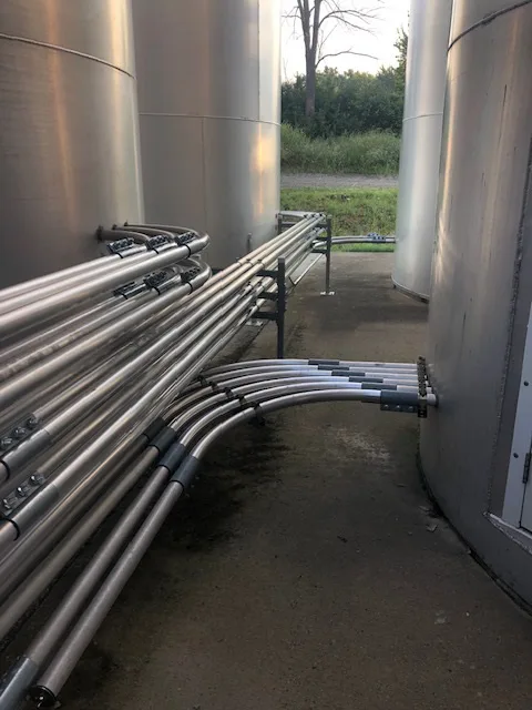 Pneumatic piping