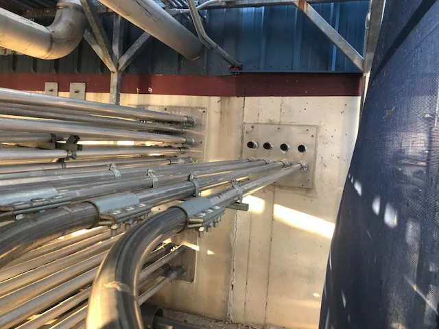 Pneumatic piping
