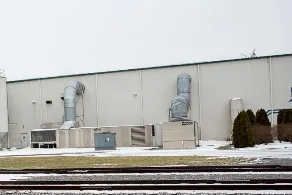Exterior industrial hvac units